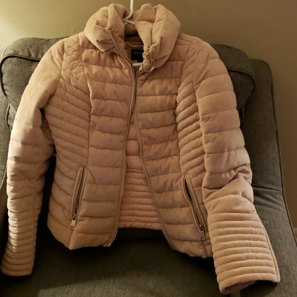 Light pink guess jacket